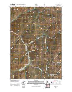 Stibnite 2011 topographic map thumbnail