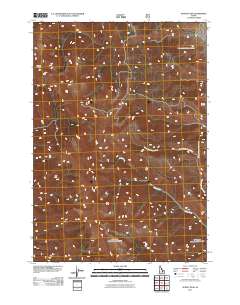 Sunset Peak 2011 topographic map thumbnail
