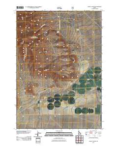 Snaky Canyon 2011 topographic map thumbnail
