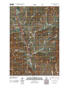 Spencer North 2011 topographic map thumbnail