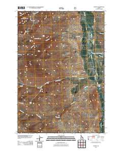 Tendoy 2011 topographic map thumbnail