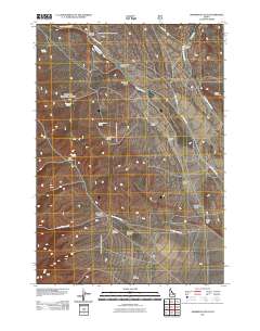 Shamrock Gulch 2011 topographic map thumbnail