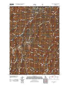 Scott Creek 2011 topographic map thumbnail