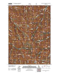 Sleeping Deer Mountain 2011 topographic map thumbnail
