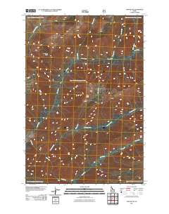 Twin Butte 2011 topographic map thumbnail