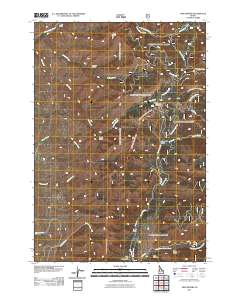 Twin Sisters 2011 topographic map thumbnail