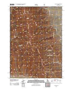 Tyler Peak 2011 topographic map thumbnail