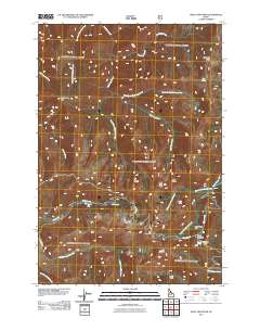 Wolf Fang Peak 2011 topographic map thumbnail