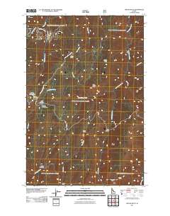 Weitas Butte 2011 topographic map thumbnail