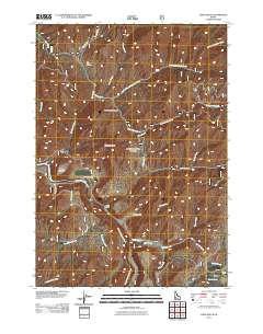 Long Gulch 2011 topographic map thumbnail