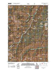Rainbow Peak 2011 topographic map thumbnail