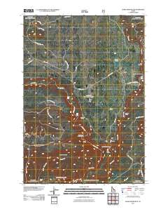 Snake River Butte 2011 topographic map thumbnail