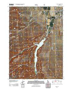 Oakley 2011 topographic map thumbnail