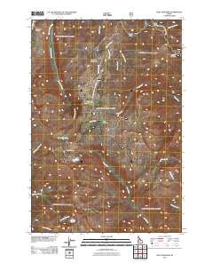 Pony Meadows 2011 topographic map thumbnail