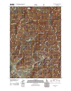 Basin Butte 2011 topographic map thumbnail