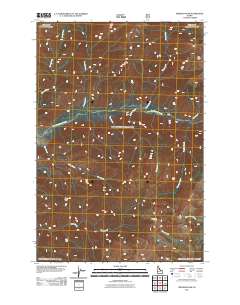 Freeman Peak 2011 topographic map thumbnail