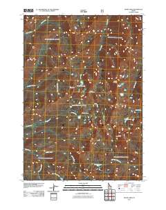 Knapp Lakes 2011 topographic map thumbnail