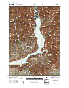 Pine 2011 topographic map thumbnail