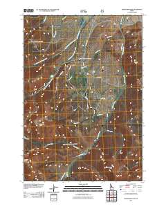 Sheephorn Peak 2011 topographic map thumbnail