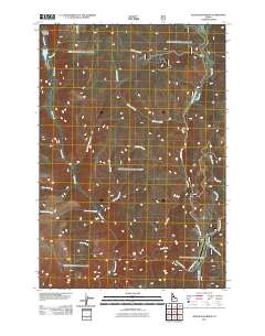 Silver Spur Ridge 2011 topographic map thumbnail