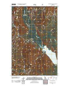 Upper Priest Lake 2011 topographic map thumbnail