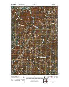 Adams Mountain 2011 topographic map thumbnail
