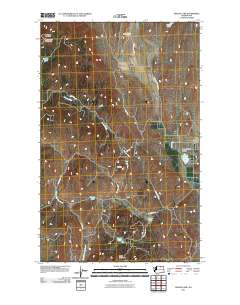 Aeneas Lake 2011 topographic map thumbnail