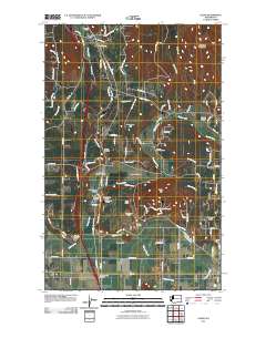 Alger 2011 topographic map thumbnail