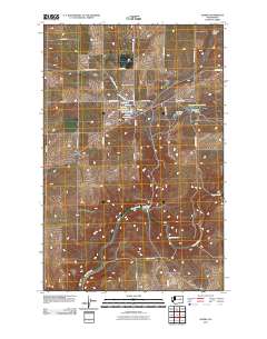 Almira 2011 topographic map thumbnail