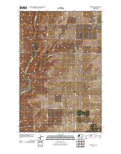 Almira SW 2011 topographic map thumbnail