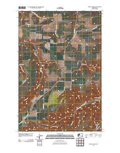 Alpowa Ridge 2011 topographic map thumbnail