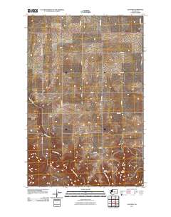 Alstown 2011 topographic map thumbnail