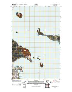 Anacortes North 2011 topographic map thumbnail