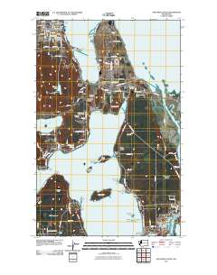 Anacortes South 2011 topographic map thumbnail