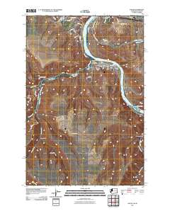 Asotin 2011 topographic map thumbnail