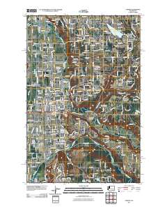 Auburn 2011 topographic map thumbnail