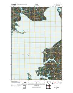 Bay Center 2011 topographic map thumbnail