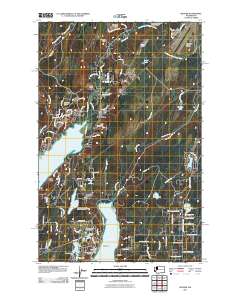 Belfair 2011 topographic map thumbnail