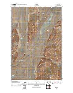 Benge 2011 topographic map thumbnail