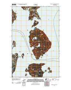 Blakely Island 2011 topographic map thumbnail