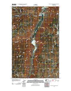Blue Goat Mountain 2011 topographic map thumbnail
