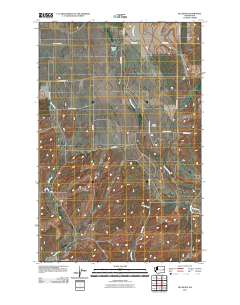 Bluestem 2011 topographic map thumbnail