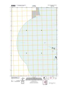 Bodelteh Islands 2011 topographic map thumbnail