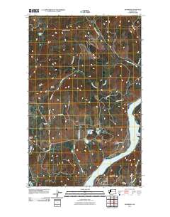 Bossburg 2011 topographic map thumbnail