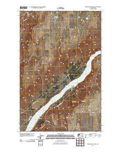 Bridgeport Point 2011 topographic map thumbnail