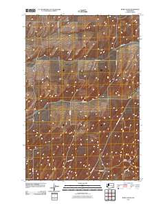 Burr Canyon 2011 topographic map thumbnail