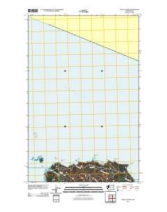 Cape Flattery 2011 topographic map thumbnail