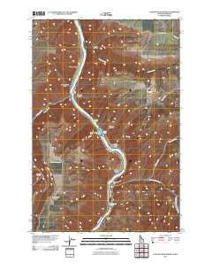 Captain John Rapids 2011 topographic map thumbnail