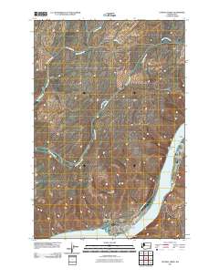 Central Ferry 2011 topographic map thumbnail