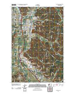 Centralia 2011 topographic map thumbnail